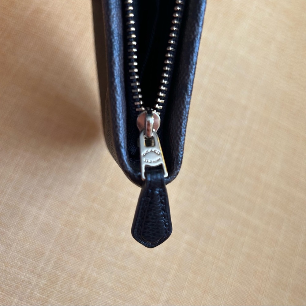 Coach Signature Wristlet Brown Black CC logo - Picture 10 of 12